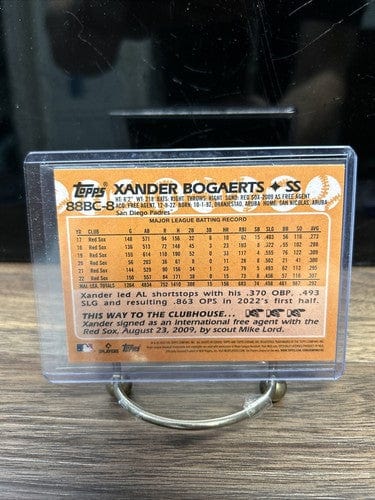 Cheap Sneaks Footwear/Sports Cards Baseball Card Xander Bogaerts 2023 Topps Chrome 1988 Insert Refractor #88BC-8 PADRES
