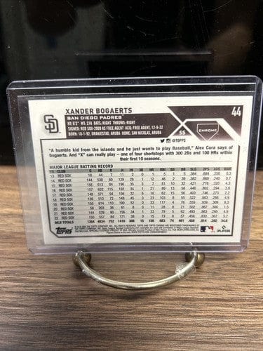 Cheap Sneaks Footwear/Sports Cards Baseball Card Xander Bogaerts 2023 Topps Chrome Baseball Card #44 San Diego Padres