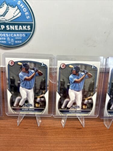 Cheap Sneaks Footwear/Sports Cards Baseball Card Xavier Isaac 2023 Bowman 1st Prospect Base Card( X5) BP-145 Tampa Bay