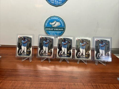 Cheap Sneaks Footwear/Sports Cards Baseball Card Xavier Isaac 2023 Bowman 1st Prospect Base Card( X5) BP-145 Tampa Bay
