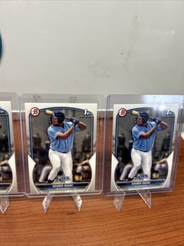 Cheap Sneaks Footwear/Sports Cards Baseball Card Xavier Isaac 2023 Bowman 1st Prospect Base Card( X5) BP-145 Tampa Bay