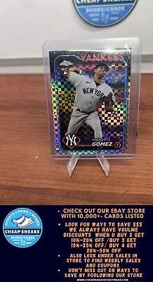 Cheap Sneaks Footwear/Sports Cards Baseball Card Yoendrys Gómez RC 2024 Topps Chrome X-Fractors #160 New York Yankees