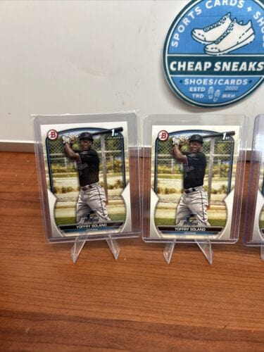 Cheap Sneaks Footwear/Sports Cards Baseball Card Yoffry Solano 2023 Bowman 1st Prospect Base Card( X5) BP-72 Miami Marl