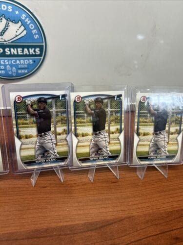 Cheap Sneaks Footwear/Sports Cards Baseball Card Yoffry Solano 2023 Bowman 1st Prospect Base Card( X5) BP-72 Miami Marl