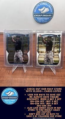 Cheap Sneaks Footwear/Sports Cards Baseball Card Yoffry Solano 2023 Bowman Chrome Prospects #BCP-72 Marlins + Bonus Car
