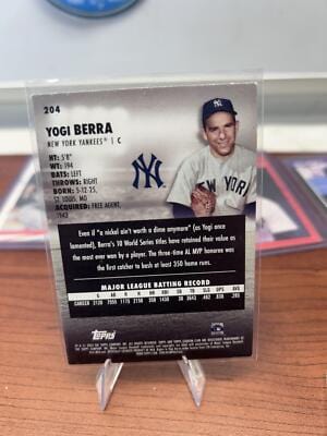 Cheap Sneaks Footwear/Sports Cards Baseball Card Yogi Berra 2023 Stadium Club #204 New York Yankees