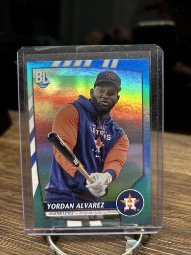 Cheap Sneaks Footwear/Sports Cards Baseball Card YORDAN ALVAREZ 2023 Topps Big League #272 Rare Blue Foil Houston Astro