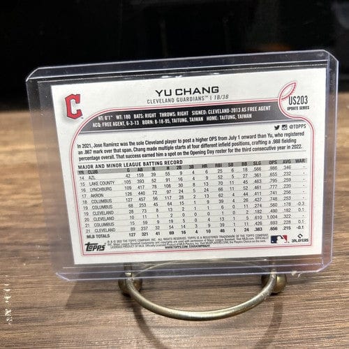 Cheap Sneaks Footwear/Sports Cards Baseball Card Yu Chang 2022 Topps Update Series Cleveland Guardians Baseball Card#US