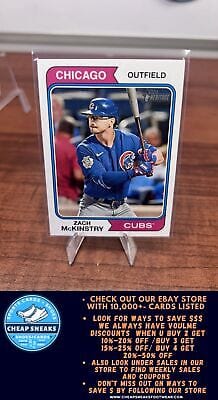 Cheap Sneaks Footwear/Sports Cards Baseball Card Zach McKinstry 2023 Topps Heritage #169 Chicago Cubs