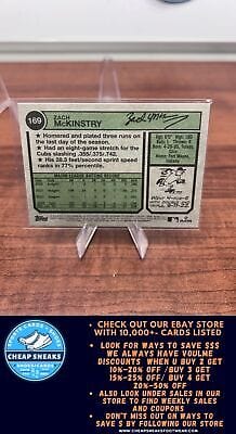 Cheap Sneaks Footwear/Sports Cards Baseball Card Zach McKinstry 2023 Topps Heritage #169 Chicago Cubs