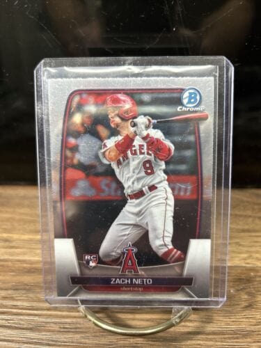 Cheap Sneaks Footwear/Sports Cards Baseball Card Zach Neto RC Angels 2023 Bowman Chrome #64