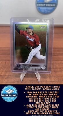 Cheap Sneaks Footwear/Sports Cards Baseball Card Zach Pop (RC)2022 Topps Chrome #41 Miami Marlins
