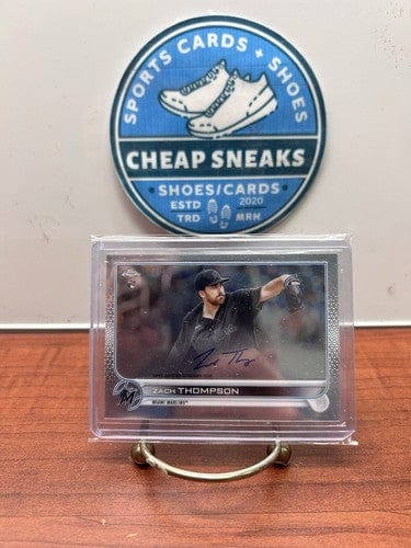 Cheap Sneaks Footwear/Sports Cards Baseball Card Zach Thompson 2022 Topps Chrome #RA-ZT Auto Rookie SP Marlins Have 2 B
