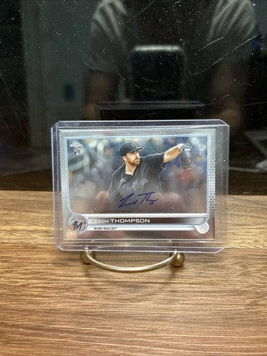 Cheap Sneaks Footwear/Sports Cards Baseball Card Zach Thompson 2022 Topps Chrome #RA-ZT RC ROOKIE AUTO Florida Marlins