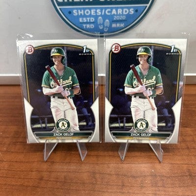 Cheap Sneaks Footwear/Sports Cards Baseball Card ZACK GELOF 2023 Bowman Prospect Oakland Athletics Baseball Card BP-1 1