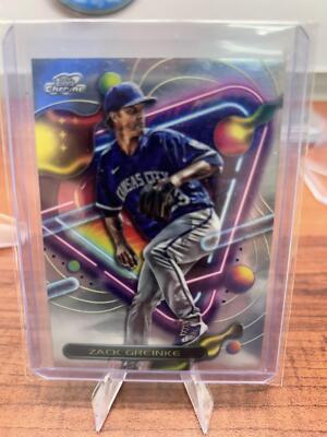 Cheap Sneaks Footwear/Sports Cards Baseball Card Zack Greinke 2023 Topps Cosmic Chrome #85 Kansas City Royals
