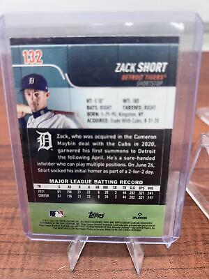 Cheap Sneaks Footwear/Sports Cards Baseball Card Zack Short RC 2022 Stadium Club #132 Detroit Tigers