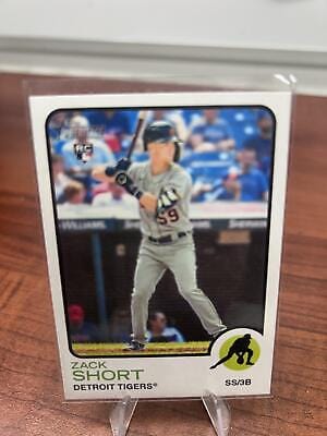 Cheap Sneaks Footwear/Sports Cards Baseball Card Zack Short RC 2022 Topps Heritage #626 Detroit Tigers