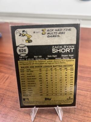 Cheap Sneaks Footwear/Sports Cards Baseball Card Zack Short RC 2022 Topps Heritage #626 Detroit Tigers