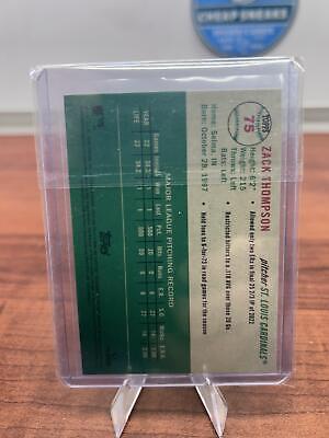 Cheap Sneaks Footwear/Sports Cards Baseball Card Zack Thompson 2023 Topps Chrome Platinum Anniversary #75 Cardinals