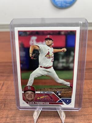 Cheap Sneaks Footwear/Sports Cards Baseball Card Zack Thompson 2023 Topps Series One RC #34