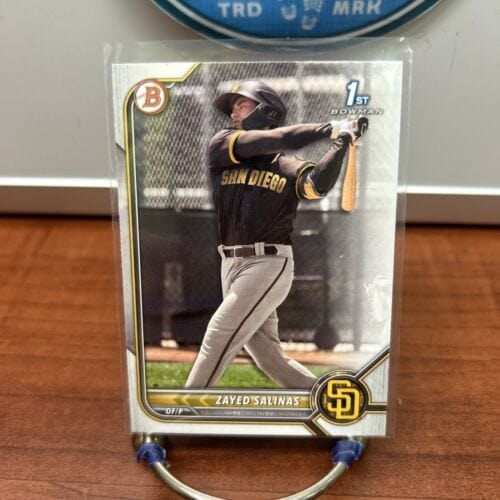 Cheap Sneaks Footwear/Sports Cards Baseball Card Zayed Salinas 2022 Bowman 1st Paper Prospects #BP-122 San Diego Padres