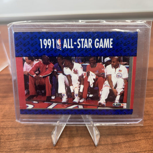 Cheap Sneaks Footwear/Sports Cards Basketball Card 1991 Fleer Michael Jordan All Star Game- #233 All Star Game