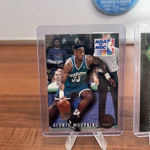 Cheap Sneaks Footwear/Sports Cards Basketball Card 1993-94 Skybox Premium NBA On NBC Alonzo Mourning #5 92 Classic Games