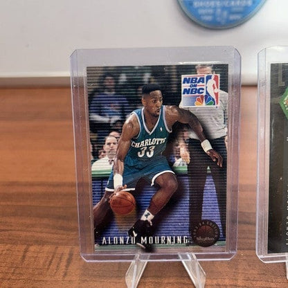 Cheap Sneaks Footwear/Sports Cards Basketball Card 1993-94 Skybox Premium NBA On NBC Alonzo Mourning #5 92 Classic Games