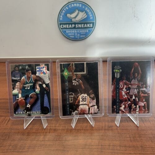 Cheap Sneaks Footwear/Sports Cards Basketball Card 1993-94 Skybox Premium NBA On NBC Alonzo Mourning #5 92 Classic Games