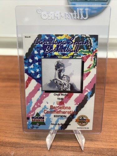 Cheap Sneaks Footwear/Sports Cards Basketball Card 1993 ICON SPORTS USA BARCELONA COMMEMORATIVE EDITION #9 CHRIS MULLIN