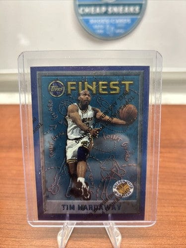 Cheap Sneaks Footwear/Sports Cards Basketball Card 1995 Finest #80 Tim Hardaway Golden State Warriors