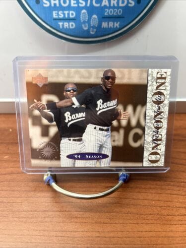 Cheap Sneaks Footwear/Sports Cards Basketball Card 1995 Upper Deck Minor League #7 Michael Jordan Michael Jordan One On O