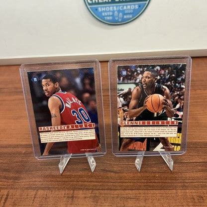 Cheap Sneaks Footwear/Sports Cards Basketball Card 1996 Score Board (Basketball Greats) Glenn Robinson #100 + Rasheed Wal