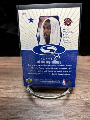 Cheap Sneaks Footwear/Sports Cards Basketball Card 1998-99 Chauncey Billups StarQuest Blue Upper Deck UD Choice #SQ26