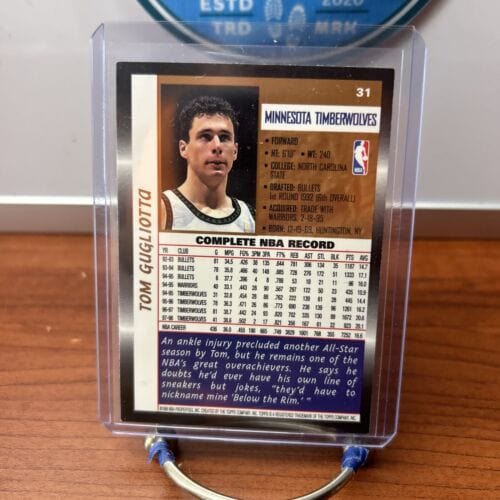 Cheap Sneaks Footwear/Sports Cards Basketball Card 1998-99 Topps Minneapolis Lakers Basketball Card #31 Tom Gugliotta