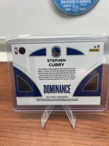 Cheap Sneaks Footwear/Sports Cards Basketball Card 2021-22 Panini Prizm #14 Stephen Curry Dominance Insert Golden State W
