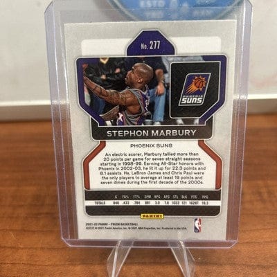 Cheap Sneaks Footwear/Sports Cards Basketball Card 2021-22 Panini Prizm #277 Stephon Marbury Phoenix Suns