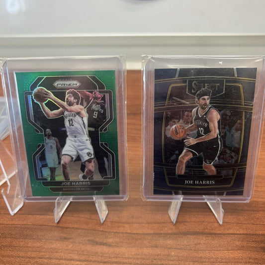 Cheap Sneaks Footwear/Sports Cards Basketball Card 2021-22 Panini Prizm Basketball GREEN PRIZM #95 Joe Harris Brooklyn Ne