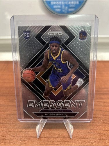 Cheap Sneaks Footwear/Sports Cards Basketball Card 2021-22 Panini Prizm Emergent Rookie Card RC #16 Moses Moody Golden St