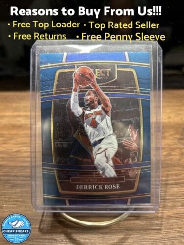 Cheap Sneaks Footwear/Sports Cards Basketball Card 2021-22 Panini Select Basketball Concourse Derrick Rose #53 New York K
