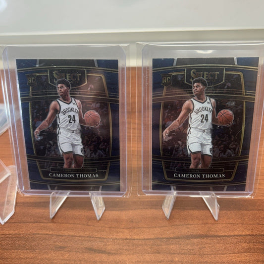 Cheap Sneaks Footwear/Sports Cards Basketball Card 2021-22 Panini Select - Concourse #21 Cameron Thomas (RC)