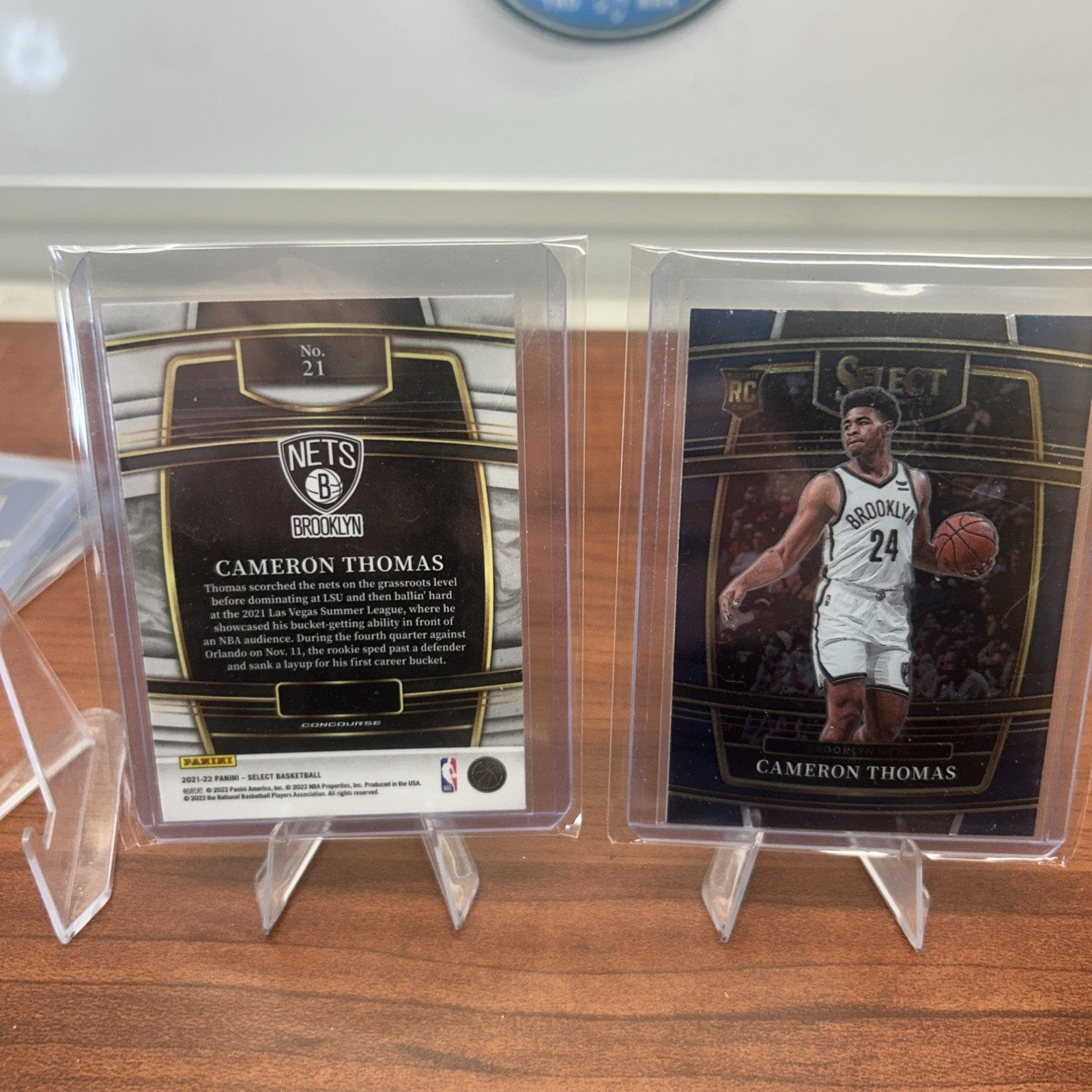 Cheap Sneaks Footwear/Sports Cards Basketball Card 2021-22 Panini Select - Concourse #21 Cameron Thomas (RC)