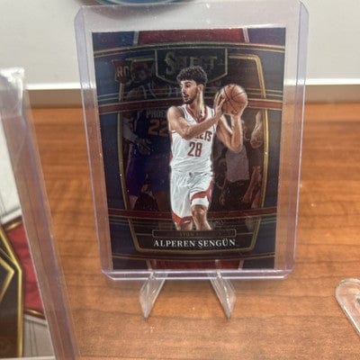 Cheap Sneaks Footwear/Sports Cards Basketball Card 2021-22 Select Alperen Sengun Blue Premier Level Rookie RC #114 Rocket