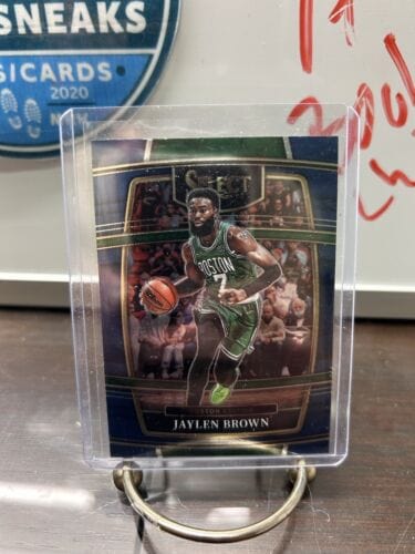 Cheap Sneaks Footwear/Sports Cards Basketball Card 2021-22 Select Jaylen Brown Concourse Blue #67 Boston Celtics