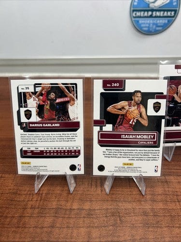 Cheap Sneaks Footwear/Sports Cards Basketball Card 2022-2023 Donruss Basketball Lot Mobley, Mitchell, Garland, Travers