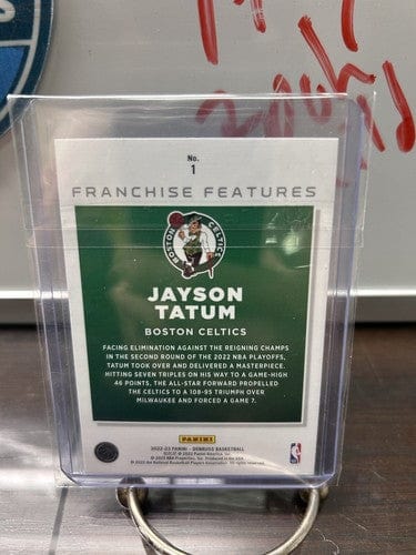 Cheap Sneaks Footwear/Sports Cards Basketball Card 2022 Donruss "Franchise Features" Jayson Tatum #1, Boston Celtics