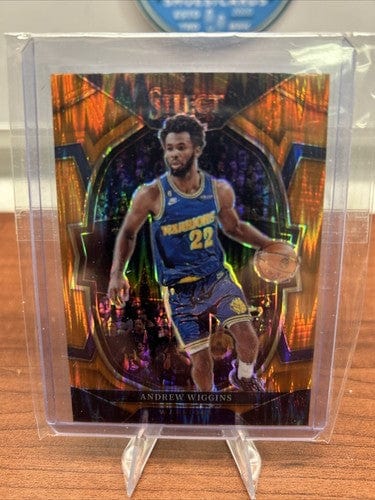 Cheap Sneaks Footwear/Sports Cards Basketball Card 2022 Panini Select Orange Flash Prizm Andrew Wiggins #10