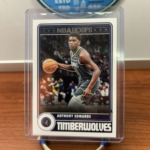 Cheap Sneaks Footwear/Sports Cards Basketball Card 2023-24 Panini NBA Hoops #286 Anthony Edwards - Minnesota Timberwolves