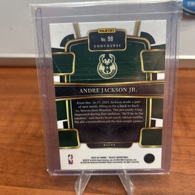 Cheap Sneaks Footwear/Sports Cards Basketball Card 2023-24 Panini Select #98 Andre Jackson Jr. RC Blue (Retail Base)